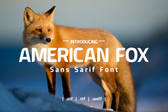 American Fox: A Bold Sans Serif Font for Campaigns