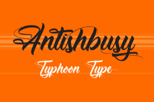Antishbusy: A Bold Script Font for Digital Brands