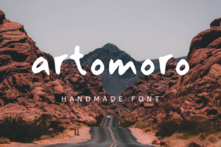 Artomoro: A Natural Handmade Font for Crafters