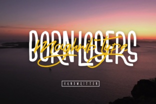 Born Losers: A Stunning Handwritten Font Duo for Editors