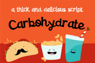Carbohydrate: A Whimsical Script Font for Web Design