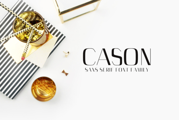 Cason Family: A Modern Sans Serif Font for Makers