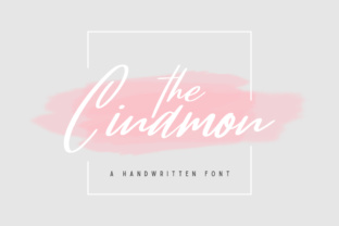 Cinamon: A Fresh Handwritten Signature Font for Makers