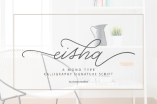 Eisha Script: A Modern Handwritten Font for Branding