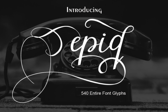 Epiq: A Modern Calligraphy Font for Web Design