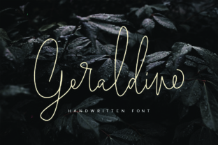 Geraldine: A Professional Handwritten Font for Crafters