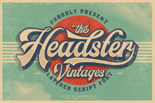 Headster Family: A Bold Script Typeface for Marketers