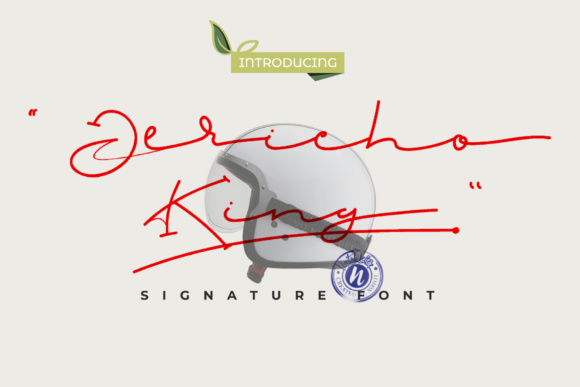 Jericho King: A Modern Script Font for Makers