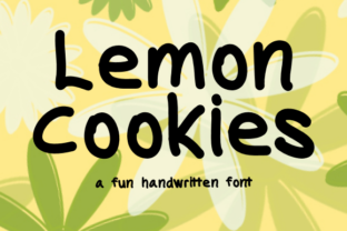 Lemon Cookies: A Fun Handwritten Font for Web Design
