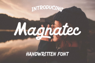 Magnatec: A Fresh Handmade Script Font for Branding