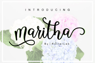 Maritha Script: A Modern Script Font for Branding