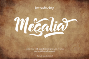 Megalia: A Premium Script Handwritten Font for Web Design