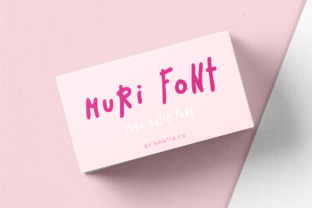 MuRi: A Cute Handwritten Display Font for Campaigns