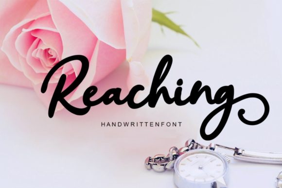 Reaching Script: A Modern Handwritten Font for Campaigns
