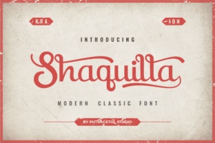 Shaquilla: The Modern Script Font for Campaigns