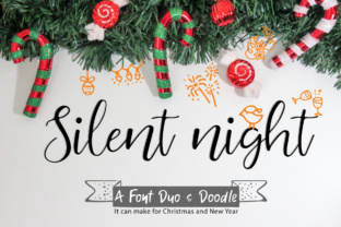 Silent Night Duo: The Handwritten Script Font for Campaigns