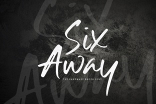 Six Away: A Handmade Brush Font for Web Design