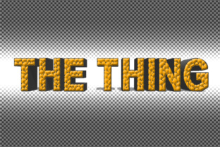 The Thing: A Stone-Like Decorative Font for Bold Campaigns