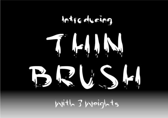 Thin Brush: A Handmade Script Font for Editorial Design