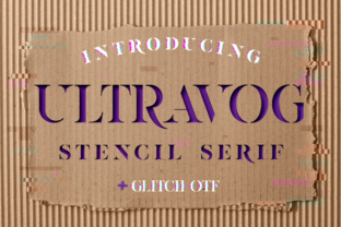 Ultravog: A Vintage Serif Font for Modern Branding