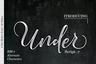 Under Script: A Handwritten Font for Polished Branding