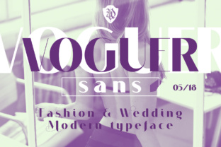 Voguer: The Elegant Sans Serif Font for Modern Editorial