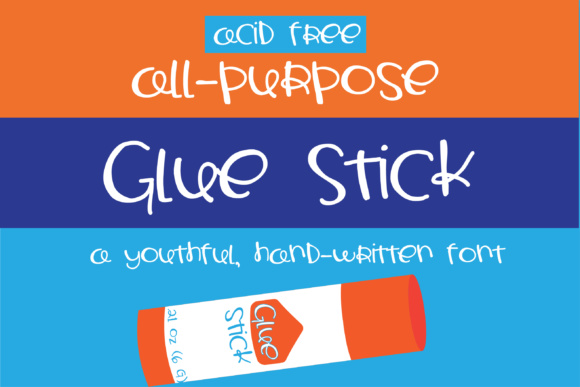 ZP Glue Stick: A Whimsical Script Font for Web Design